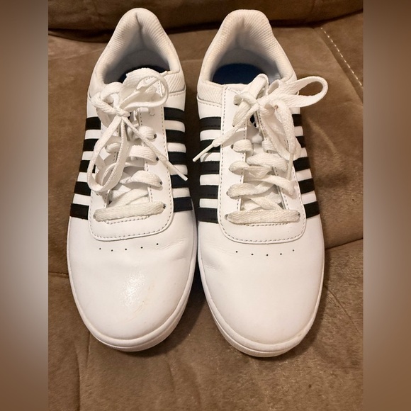 K-Swiss Shoes - K-Swiss White and Black Athletic Shoes
